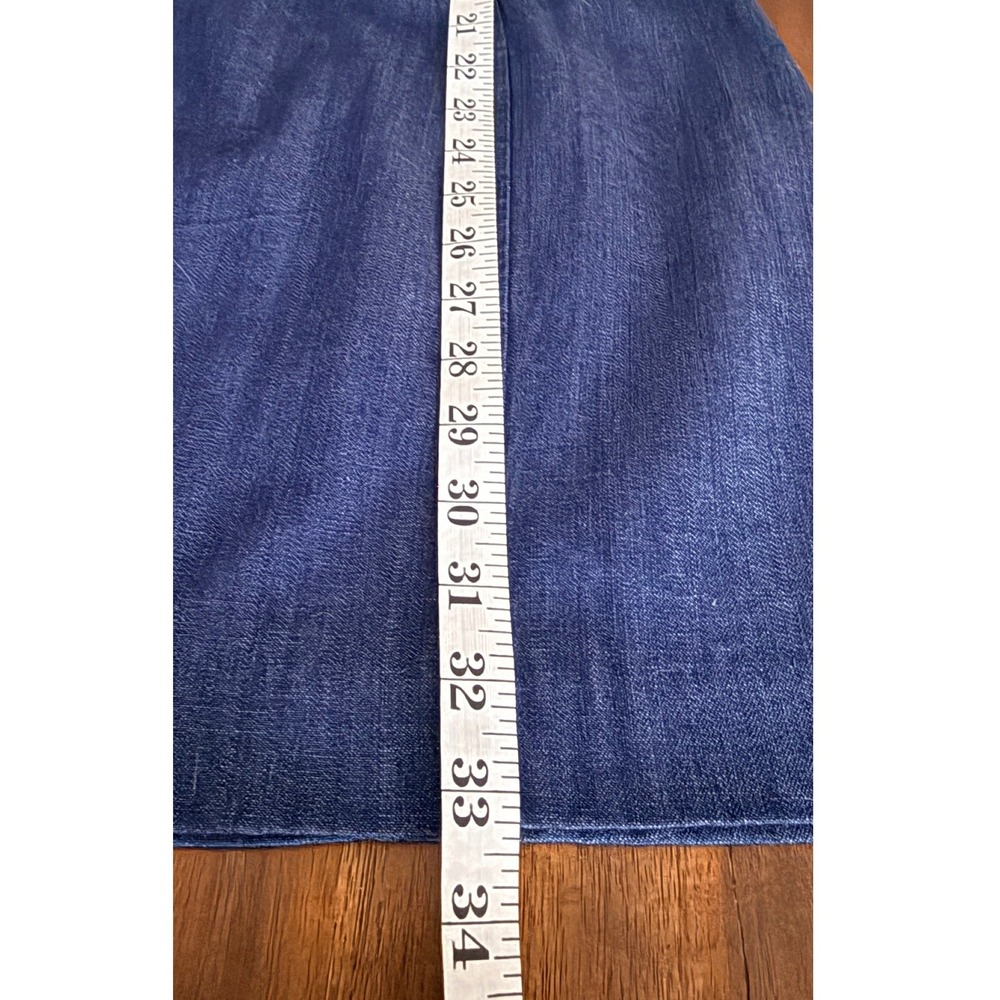 Banana Republic Denim Fit and Flare Mini Dress Indigo Blue Long Sleeve Size 6 - Picture 12 of 12